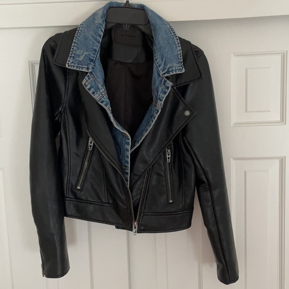 Faux leather blank nyc jacket - Picture 5 of 9